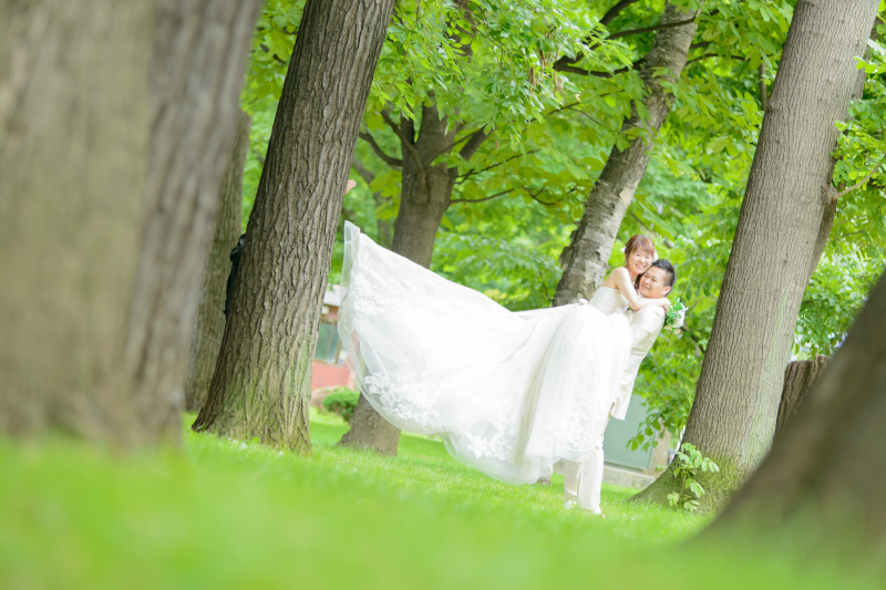 緑の林道で・・