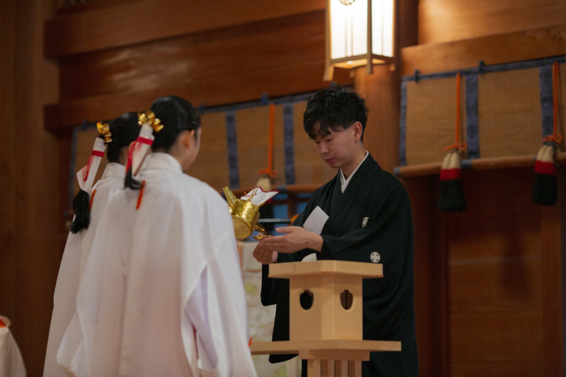 挙式の内容１／三献の儀