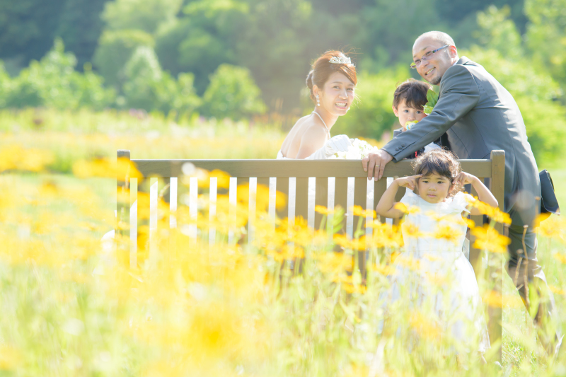 子供とウエデイングフォト楽しく撮影したい 　“だけど絶対に素敵に”　お客様の声