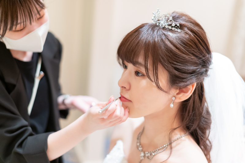 オトナのウェディングフォト 札幌 Cinderella Story Wedding photo_ヘアメイクのリハーサルができる