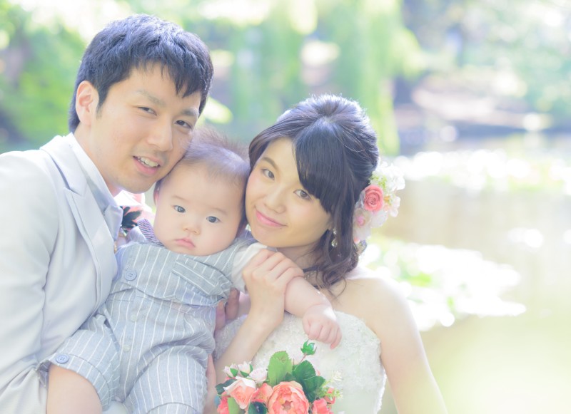 オトナのウェディングフォト 札幌 Cinderella Story Wedding photo_マタニティ用ドレスがある