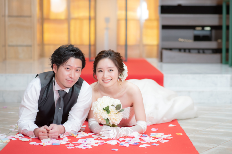 貸切だからできるポーズもチャレンジ