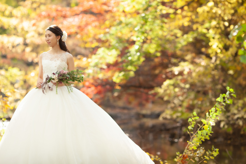 オトナのウェディングフォト 札幌 Cinderella Story Wedding photo_ウエディングドレスが豊富