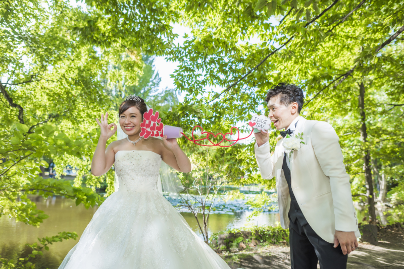 オトナのウェディングフォト 札幌 Cinderella Story Wedding photo_マタニティ用ドレスがある