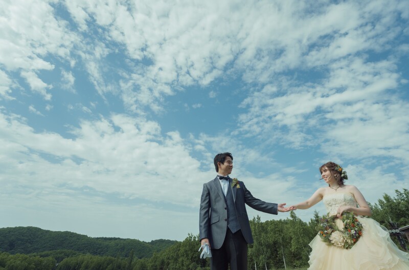 オトナのウェディングフォト 札幌 Cinderella Story Wedding photo_カラードレスが豊富