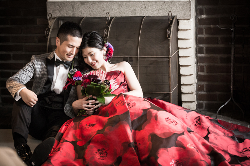 オトナのウェディングフォト 札幌 Cinderella Story Wedding photo_カラードレスが豊富