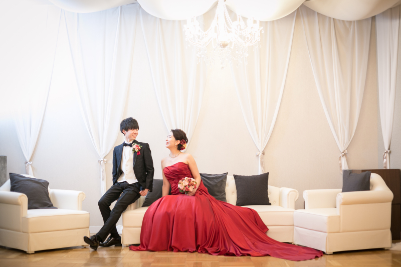 オトナのウェディングフォト 札幌 Cinderella Story Wedding photo_カラードレスが豊富