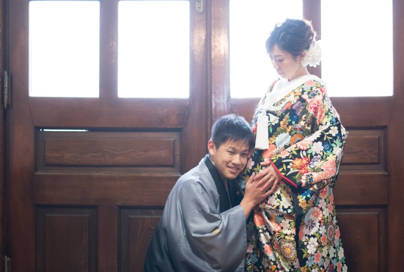 撮影もご新婦様と新しい命ファーストで慎重に撮影