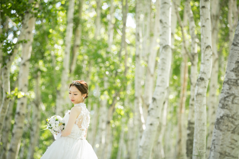 オトナのウェディングフォト 札幌 Cinderella Story Wedding photo_ウエディングドレスが豊富