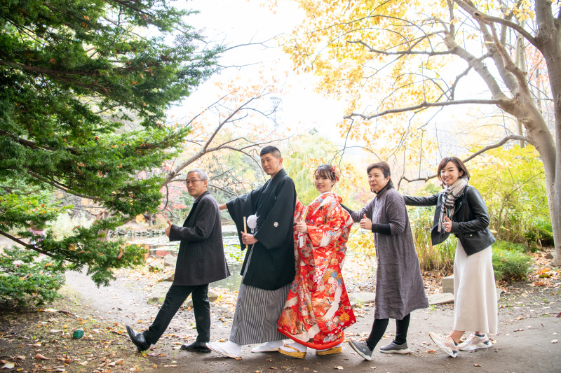 オトナのウェディングフォト 札幌 Cinderella Story Wedding photo_家族・友人を撮影に呼べる