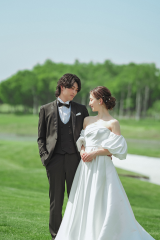 オトナのウェディングフォト 札幌 Cinderella Story Wedding photo_ザ・ノースカントリーゴルフクラブフォトプラン