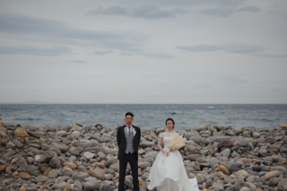 オトナのウェディングフォト 札幌 Cinderella Story Wedding photo_小樽運河、小樽港街、展望公園フォトウェデイング