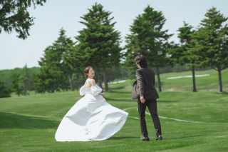 オトナのウェディングフォト 札幌 Cinderella Story Wedding photo_ザ・ノースカントリーゴルフクラブフォトプラン