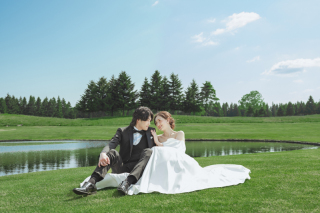 オトナのウェディングフォト 札幌 Cinderella Story Wedding photo_ザ・ノースカントリーゴルフクラブフォトプラン