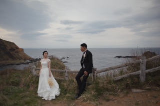 オトナのウェディングフォト 札幌 Cinderella Story Wedding photo_小樽運河、小樽港街、展望公園フォトウェデイング