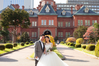 オトナのウェディングフォト 札幌 Cinderella Story Wedding photo_北海道神宮挙式＆オトナフォト
