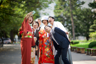 参列ゲスト女性ヘアセット