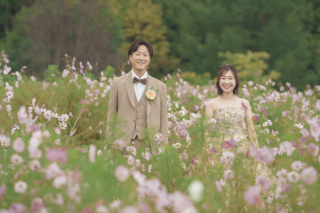 オトナのウェディングフォト 札幌 Cinderella Story Wedding photo_秋のロケーションフォト