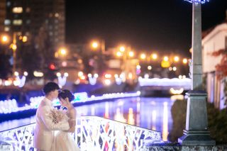 オトナのウェディングフォト 札幌 Cinderella Story Wedding photo_冬のロケーションフォト
