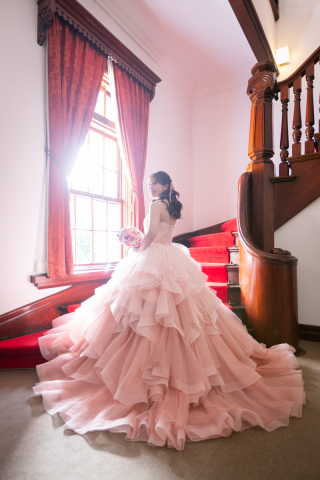 オトナのウェディングフォト 札幌 Cinderella Story Wedding photo_緑・greenロケーション撮影