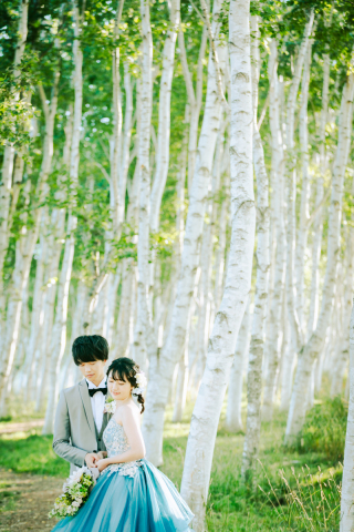 オトナのウェディングフォト 札幌 Cinderella Story Wedding photo_夏のロケーションフォト