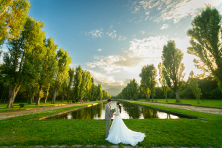オトナのウェディングフォト 札幌 Cinderella Story Wedding photo_秋のロケーションフォト