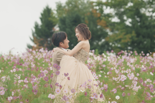 オトナのウェディングフォト 札幌 Cinderella Story Wedding photo_秋のロケーションフォト