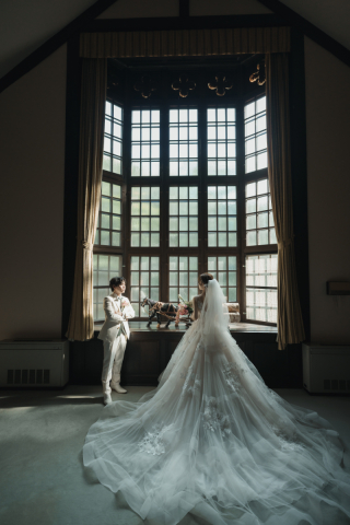 オトナのウェディングフォト 札幌 Cinderella Story Wedding photo_春のロケーション撮影