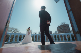 オトナのウェディングフォト 札幌 Cinderella Story Wedding photo_春のロケーション撮影