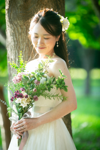 オトナのウェディングフォト 札幌 Cinderella Story Wedding photo_秋のロケーションフォト