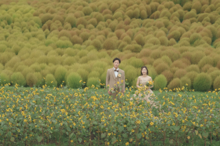 オトナのウェディングフォト 札幌 Cinderella Story Wedding photo_秋のロケーションフォト