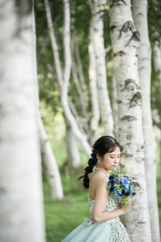 オトナのウェディングフォト 札幌 Cinderella Story Wedding photo_夏のロケーションフォト