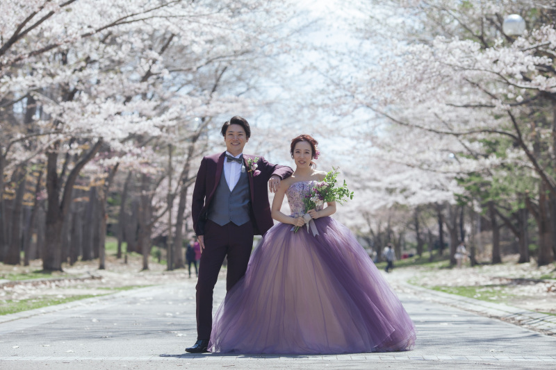 オトナのウェディングフォト 札幌 Cinderella Story Wedding photo_カラードレスが豊富