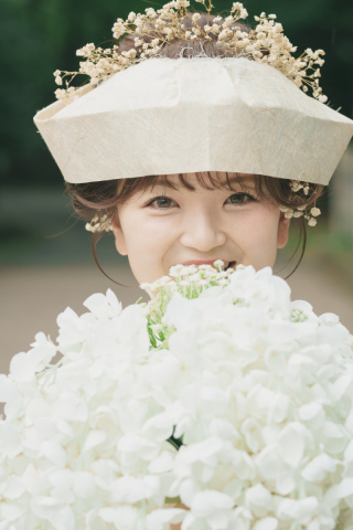 オトナのウェディングフォト 札幌 Cinderella Story Wedding photo_緑・greenロケーション撮影