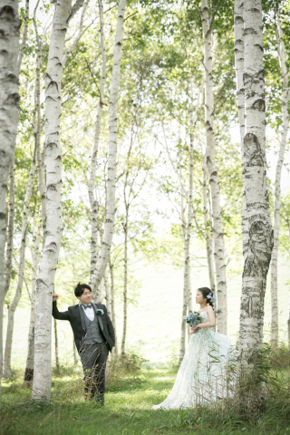 オトナのウェディングフォト 札幌 Cinderella Story Wedding photo_夏のロケーションフォト