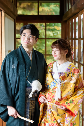 オトナのウェディングフォト 札幌 Cinderella Story Wedding photo_秋のロケーションフォト
