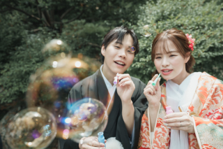 オトナのウェディングフォト 札幌 Cinderella Story Wedding photo_春のロケーション撮影