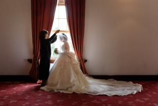オトナのウェディングフォト 札幌 Cinderella Story Wedding photo_春のロケーション撮影