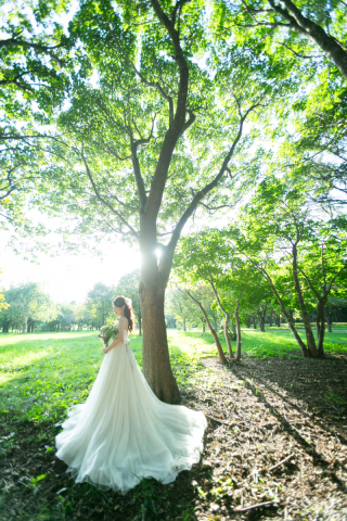 オトナのウェディングフォト 札幌 Cinderella Story Wedding photo_秋のロケーションフォト