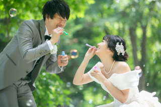 オトナのウェディングフォト 札幌 Cinderella Story Wedding photo_夏のロケーションフォト