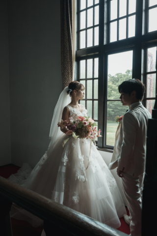 オトナのウェディングフォト 札幌 Cinderella Story Wedding photo_春のロケーション撮影