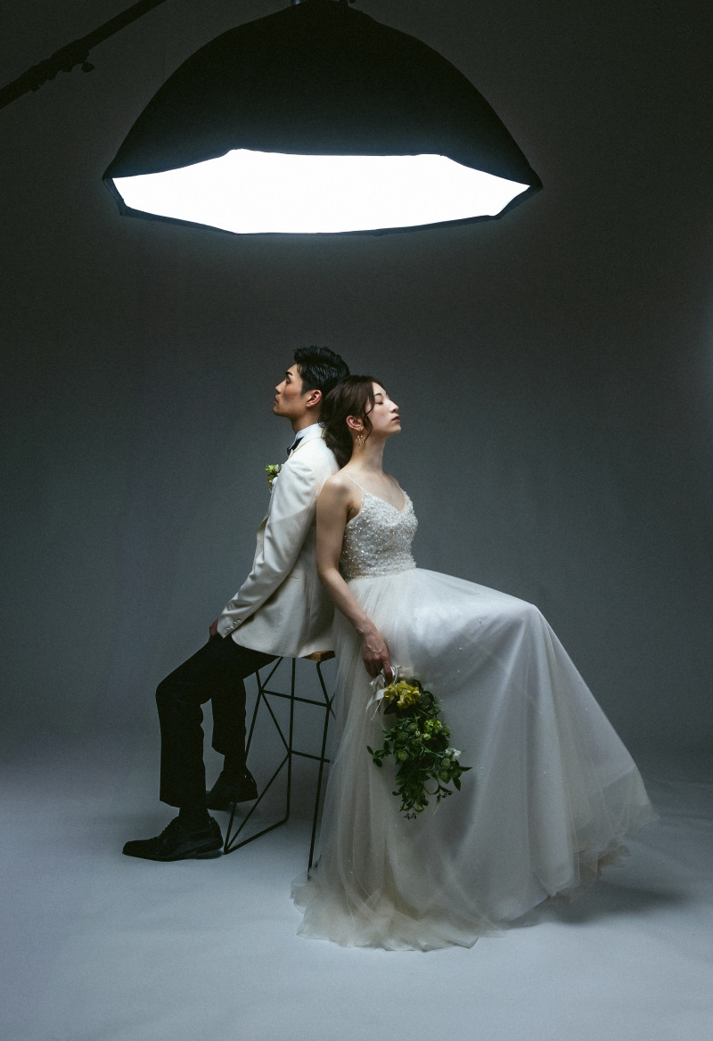 オトナのウェディングフォト 札幌 Cinderella Story Wedding photo_スタジオで撮影できる