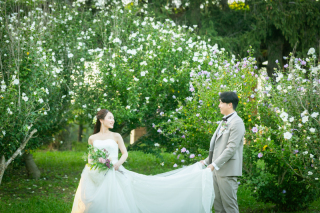 オトナのウェディングフォト 札幌 Cinderella Story Wedding photo_秋のロケーションフォト