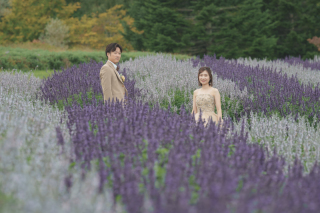 オトナのウェディングフォト 札幌 Cinderella Story Wedding photo_秋のロケーションフォト