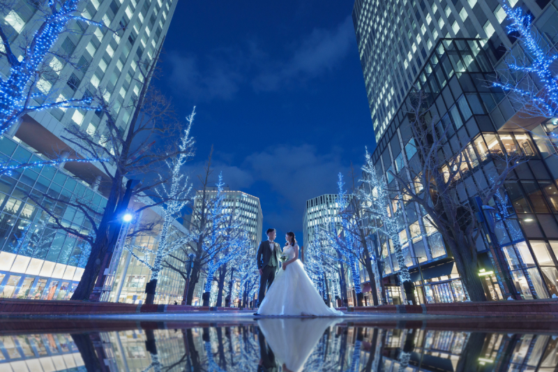 【洋装2点赤レンガイルミネーション】歩いて行ける道庁公園と洋館(全データ&色補正・美肌レタッチ済データ220カット)