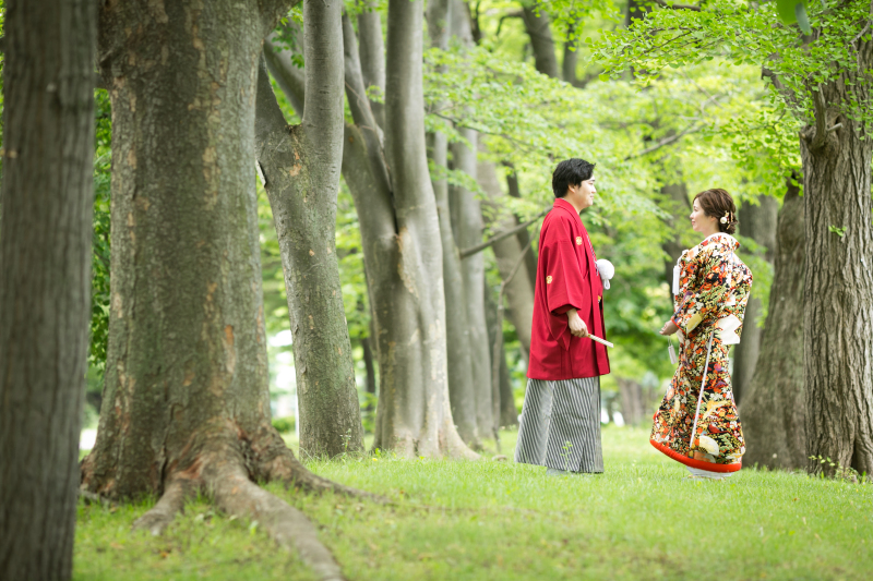 【和装&洋装2点・ゲストハウス】ゲストハウスラファソン+神社の境内(色補正・美肌レタッチ済データ220カット