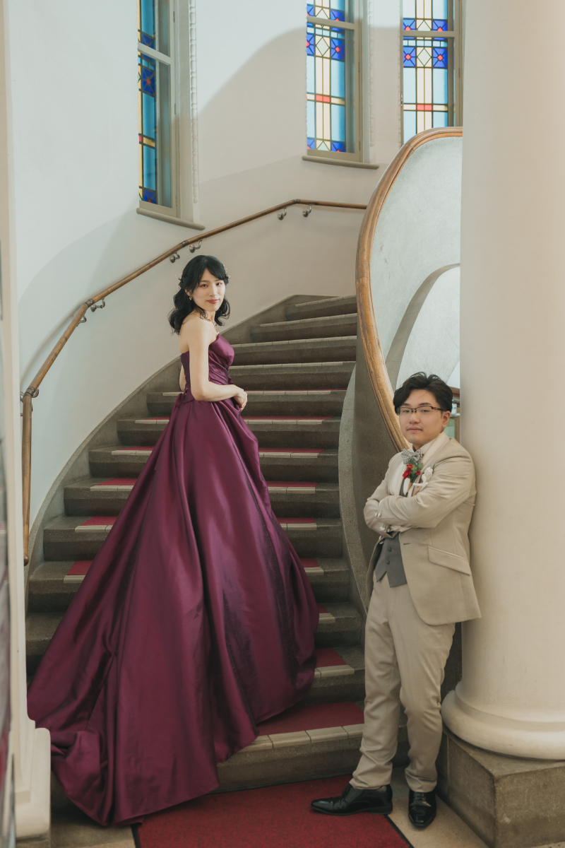 【洋装2点光のチャペル＆歩いて行けるロケーション】道庁公園ともう1か所データプラン（色補正・美肌レタッチ済データ220カット）