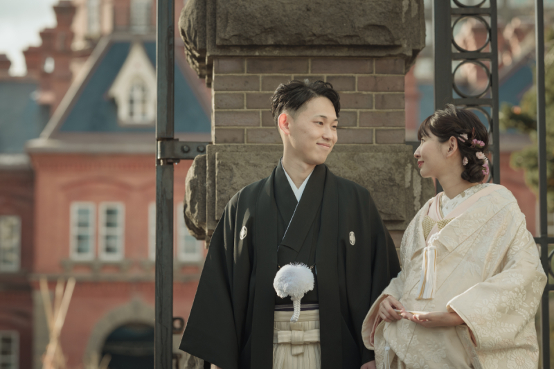 【和装&洋装2点赤レンガイルミネーション】歩いて行ける道庁公園と洋館(アルバム10P&色補正・美肌レタッチ済データ220カット)