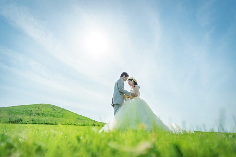 【洋2点・光のチャペル&モエレ沼公園】光のチャペル&モエレ沼公園(アルバム20P&色補正・美肌レタッチ済データ250カット)