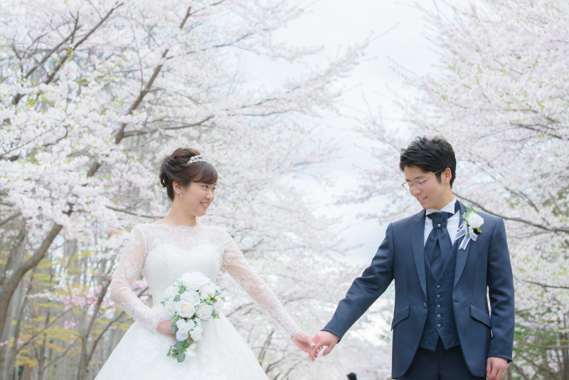 【桜、さくら、サクラプラン和洋各1点】歩いて行けるスタンダード（アルバム10P＆色補正肌レタッチ済データ220＋30カット）